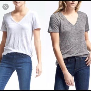 BR Light Gray Linen T-shirt. Bundle 2 for discount